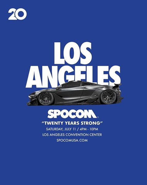 SPOCOM Car Show Exhibit flyer July 2026